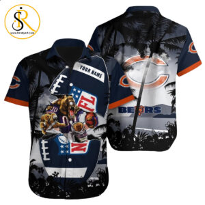 Chicago Bears Hawaiian Shirt NFL Football Custom Hawaiian Shirt for Men Women Gift For Fans 22 SeratyArt