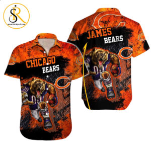 Chicago Bears Hawaiian Shirt NFL Football Custom Hawaiian Shirt for Men Women Gift For Fans 24 SeratyArt