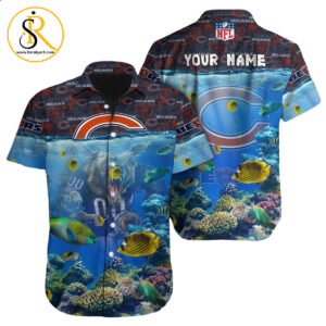 Chicago Bears Hawaiian Shirt NFL Football Custom Hawaiian Shirt for Men Women Gift For Fans 25 SeratyArt