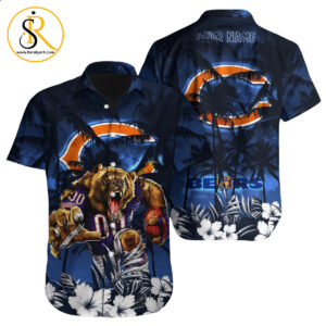 Chicago Bears Hawaiian Shirt NFL Football Custom Hawaiian Shirt for Men Women Gift For Fans 36 SeratyArt