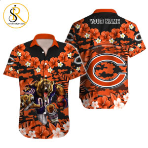 Chicago Bears Hawaiian Shirt NFL Football Custom Hawaiian Shirt for Men Women Gift For Fans 37 SeratyArt