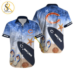Chicago Bears Hawaiian Shirt NFL Football Custom Hawaiian Shirt for Men Women Gift For Fans 39 SeratyArt