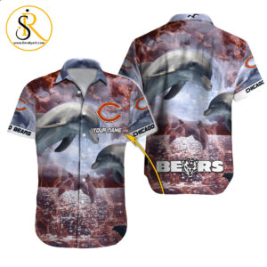 Chicago Bears Hawaiian Shirt NFL Football Custom Hawaiian Shirt for Men Women Gift For Fans 44 SeratyArt