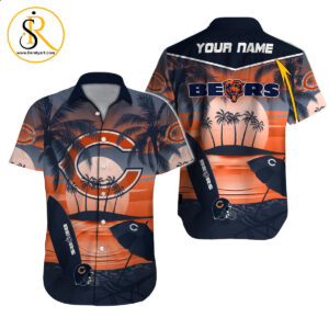 Chicago Bears Hawaiian Shirt NFL Football Custom Hawaiian Shirt for Men Women Gift For Fans 48 SeratyArt