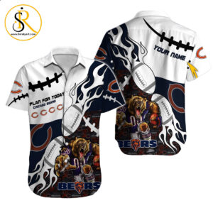 Chicago Bears Hawaiian Shirt NFL Football Custom Hawaiian Shirt for Men Women Gift For Fans 51 SeratyArt