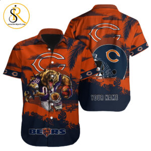 Chicago Bears Hawaiian Shirt NFL Football Custom Hawaiian Shirt for Men Women Gift For Fans 53 SeratyArt
