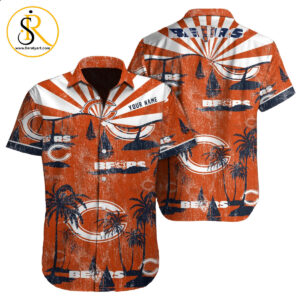 Chicago Bears Hawaiian Shirt NFL Football Custom Hawaiian Shirt for Men Women Gift For Fans SeratyArt