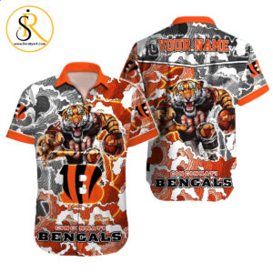 Cincinnati Bengals Hawaiian Shirt NFL Football Custom Hawaiian Shirt for Men Women Gift For Fans 11 SeratyArt