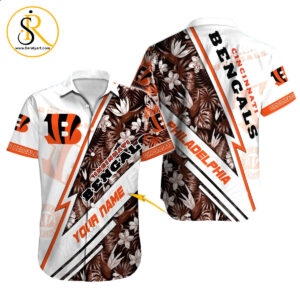 Cincinnati Bengals Hawaiian Shirt NFL Football Custom Hawaiian Shirt for Men Women Gift For Fans 13 SeratyArt