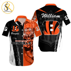 Cincinnati Bengals Hawaiian Shirt NFL Football Custom Hawaiian Shirt for Men Women Gift For Fans 14 SeratyArt