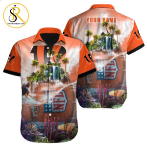 Cincinnati Bengals Hawaiian Shirt NFL Football Custom Hawaiian Shirt for Men Women Gift For Fans 16 SeratyArt