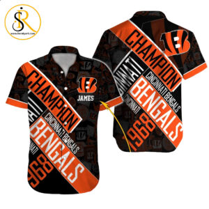 Cincinnati Bengals Hawaiian Shirt NFL Football Custom Hawaiian Shirt for Men Women Gift For Fans 17 SeratyArt
