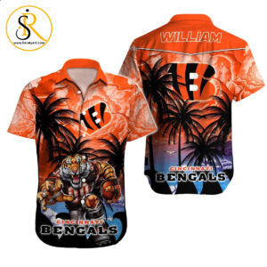 Cincinnati Bengals Hawaiian Shirt NFL Football Custom Hawaiian Shirt for Men Women Gift For Fans 18 SeratyArt