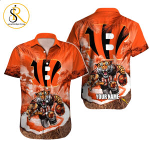 Cincinnati Bengals Hawaiian Shirt NFL Football Custom Hawaiian Shirt for Men Women Gift For Fans 20 SeratyArt