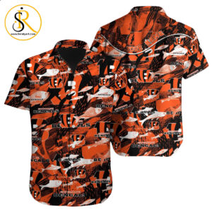 Cincinnati Bengals Hawaiian Shirt NFL Football Custom Hawaiian Shirt for Men Women Gift For Fans 27 SeratyArt