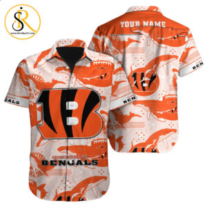 Cincinnati Bengals Hawaiian Shirt NFL Football Custom Hawaiian Shirt for Men Women Gift For Fans 29 SeratyArt