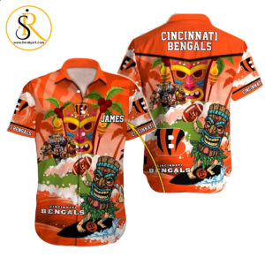 Cincinnati Bengals Hawaiian Shirt NFL Football Custom Hawaiian Shirt for Men Women Gift For Fans 32 SeratyArt