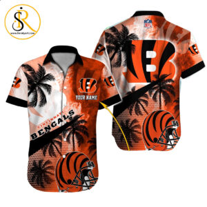 Cincinnati Bengals Hawaiian Shirt NFL Football Custom Hawaiian Shirt for Men Women Gift For Fans 33 SeratyArt