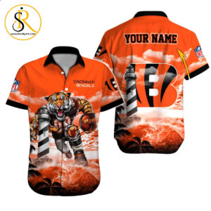Cincinnati Bengals Hawaiian Shirt NFL Football Custom Hawaiian Shirt for Men Women Gift For Fans 41 SeratyArt