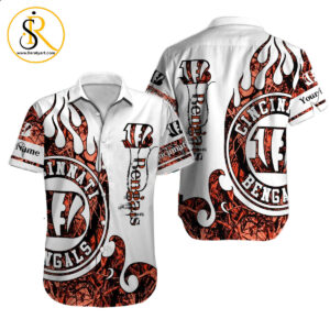 Cincinnati Bengals Hawaiian Shirt NFL Football Custom Hawaiian Shirt for Men Women Gift For Fans 44 SeratyArt