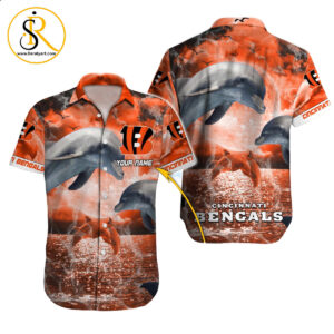 Cincinnati Bengals Hawaiian Shirt NFL Football Custom Hawaiian Shirt for Men Women Gift For Fans 45 SeratyArt