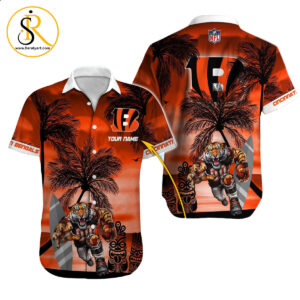 Cincinnati Bengals Hawaiian Shirt NFL Football Custom Hawaiian Shirt for Men Women Gift For Fans 47 SeratyArt