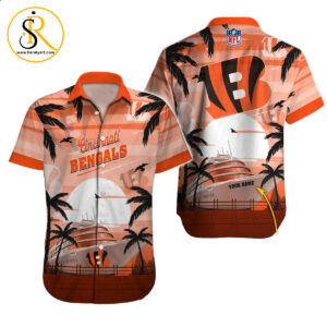 Cincinnati Bengals Hawaiian Shirt NFL Football Custom Hawaiian Shirt for Men Women Gift For Fans 48 SeratyArt