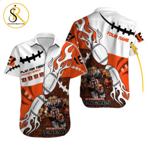Cincinnati Bengals Hawaiian Shirt NFL Football Custom Hawaiian Shirt for Men Women Gift For Fans 51 SeratyArt