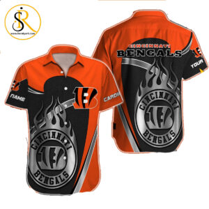 Cincinnati Bengals Hawaiian Shirt NFL Football Custom Hawaiian Shirt for Men Women Gift For Fans 7 SeratyArt