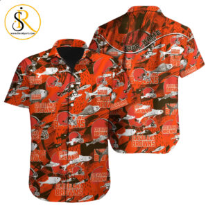 Cleveland Browns Hawaiian Shirt NFL Football Custom Hawaiian Shirt for Men Women Gift For Fans 26 SeratyArt