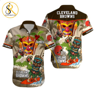 Cleveland Browns Hawaiian Shirt NFL Football Custom Hawaiian Shirt for Men Women Gift For Fans 31 SeratyArt