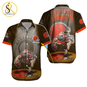 Cleveland Browns Hawaiian Shirt NFL Football Custom Hawaiian Shirt for Men Women Gift For Fans 42 SeratyArt