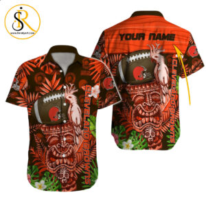 Cleveland Browns Hawaiian Shirt NFL Football Custom Hawaiian Shirt for Men Women Gift For Fans 53 SeratyArt