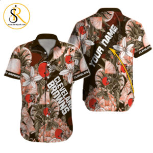 Cleveland Browns Hawaiian Shirt NFL Football Custom Hawaiian Shirt for Men Women Gift For Fans 58 SeratyArt
