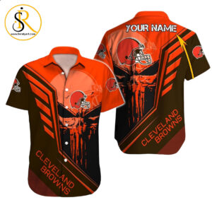 Cleveland Browns Hawaiian Shirt NFL Football Custom Hawaiian Shirt for Men Women Gift For Fans 7 SeratyArt