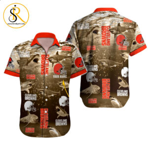 Cleveland Browns NFL Hawaii Shirt NFL Football Custom Hawaiian Shirt for Men Women Gift For Fans SeratyArt