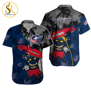 Columbus Blue Jackets NHL Hawaiian Shirt Custom Hawaii Shirt for Men Women Gift for Fans 2 SeratyArt