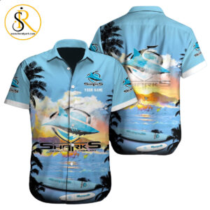 Cronulla Sutherland Sharks NRL Custom Hawaii Shirt for Men Women Gift for Fans SeratyArt