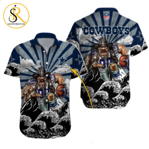 Dallas Cowboys Hawaiian Shirt NFL Football Custom Hawaiian Shirt for Men Women Gift For Fans 46 SeratyArt