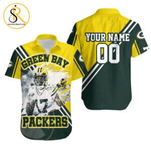 Davante Adams 17 Green Bay Packersposter For Fans Personalized Hawaiian Shirt Aloha Shirt for Men Women Combo Beach SeratyArt