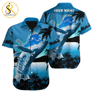 Detroit Lions Hawaiian Shirt NFL Football Custom Hawaiian Shirt for Men Women Gift For Fans 29 SeratyArt