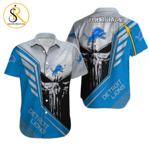 Detroit Lions Hawaiian Shirt NFL Football Custom Hawaiian Shirt for Men Women Gift For Fans 7 SeratyArt