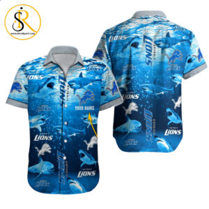 Detroit Lions NFL Hawaii Shirt NFL Football Custom Hawaiian Shirt for Men Women Gift For Fans SeratyArt