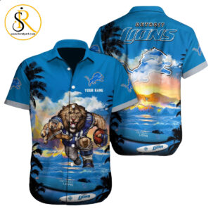 Detroit Lions NFL NFL Football Custom Hawaiian Shirt for Men Women Gift For Fans 2 SeratyArt