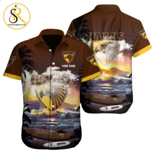 Hawthorn Hawks AFL Custom Hawaii Shirt for Men Women Gift for Fans SeratyArt