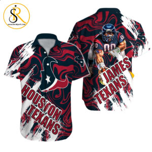 Houston Texans Hawaiian Shirt NFL Football Custom Hawaiian Shirt for Men Women Gift For Fans 14 SeratyArt