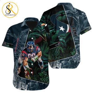 Houston Texans Hawaiian Shirt NFL Football Custom Hawaiian Shirt for Men Women Gift For Fans 18 SeratyArt