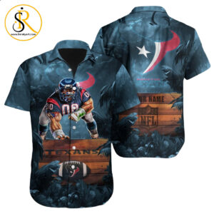 Houston Texans Hawaiian Shirt NFL Football Custom Hawaiian Shirt for Men Women Gift For Fans 20 SeratyArt