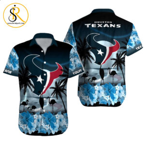 Houston Texans Hawaiian Shirt NFL Football Custom Hawaiian Shirt for Men Women Gift For Fans 23 SeratyArt