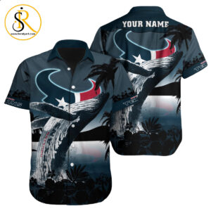 Houston Texans Hawaiian Shirt NFL Football Custom Hawaiian Shirt for Men Women Gift For Fans 29 SeratyArt